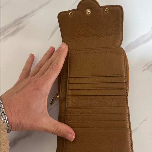 Tory Burch Brown Leather Wallet - Picture 2 of 3